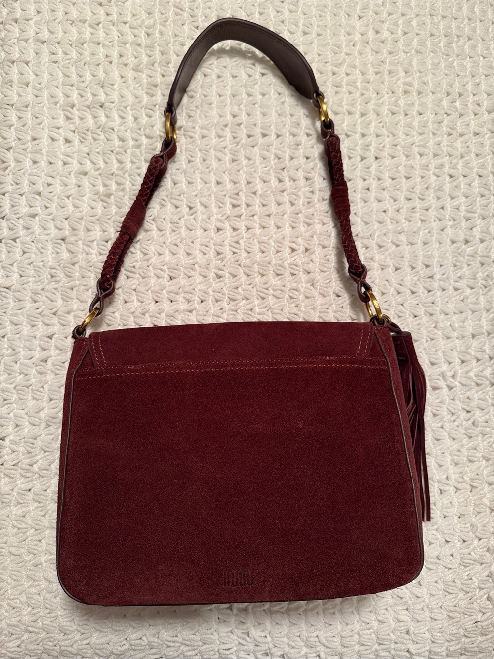 EUC Hobo Rogue Shoulder Bag in Chocolate Suede - Picture 4 of 13